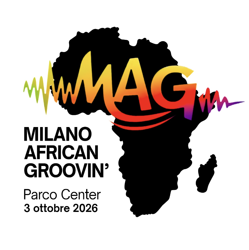 Logo ufficiale Milano African Groovin’, Parco Center, 3 ottobre 2026